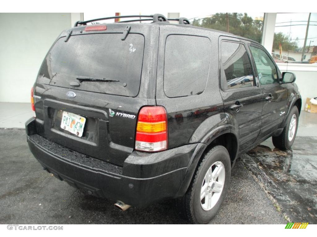 2006 Escape Hybrid - Black / Medium/Dark Flint photo #8