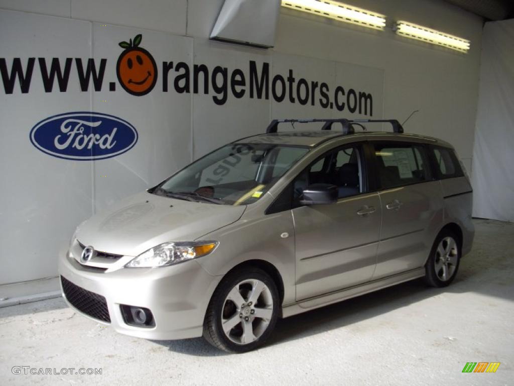 2007 MAZDA5 Sport - True Silver Metallic / Black photo #1