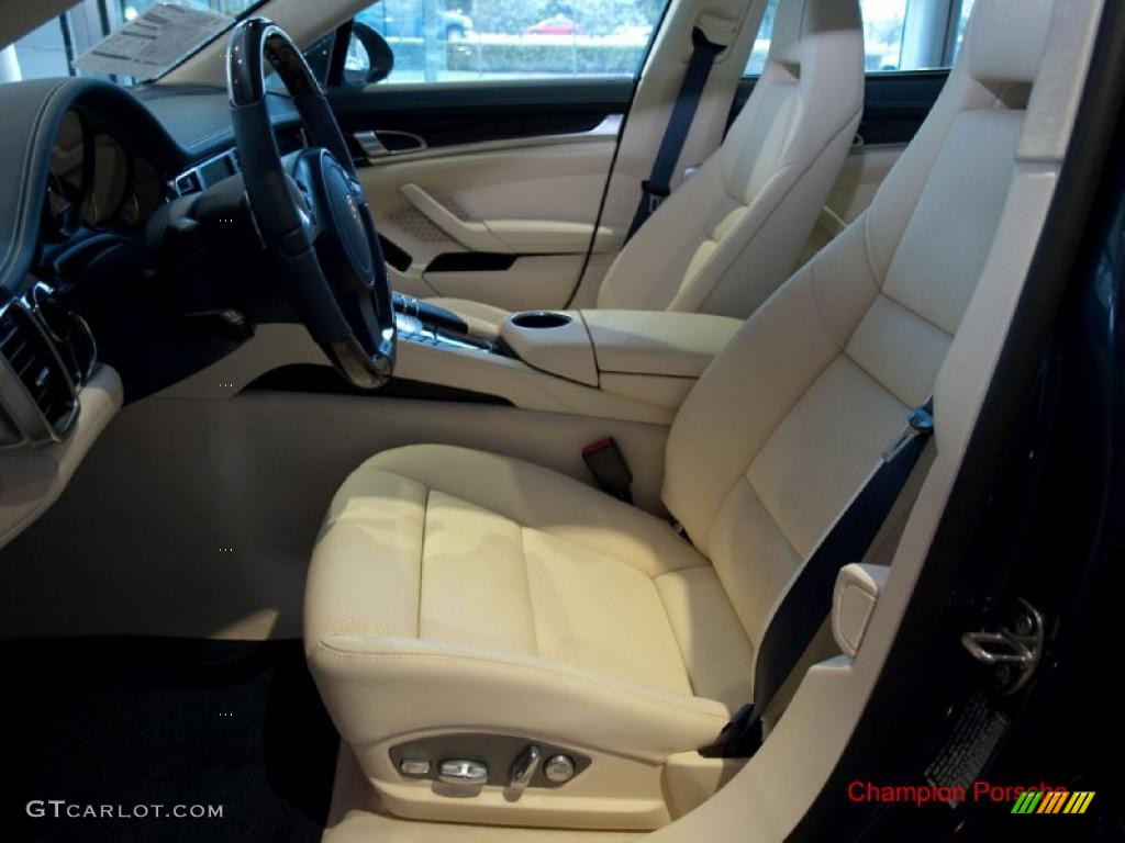 2010 Panamera Turbo - Yachting Blue Metallic / Yachting Blue/Cream photo #11