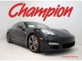 Basalt Black Metallic - Panamera Turbo Photo No. 1