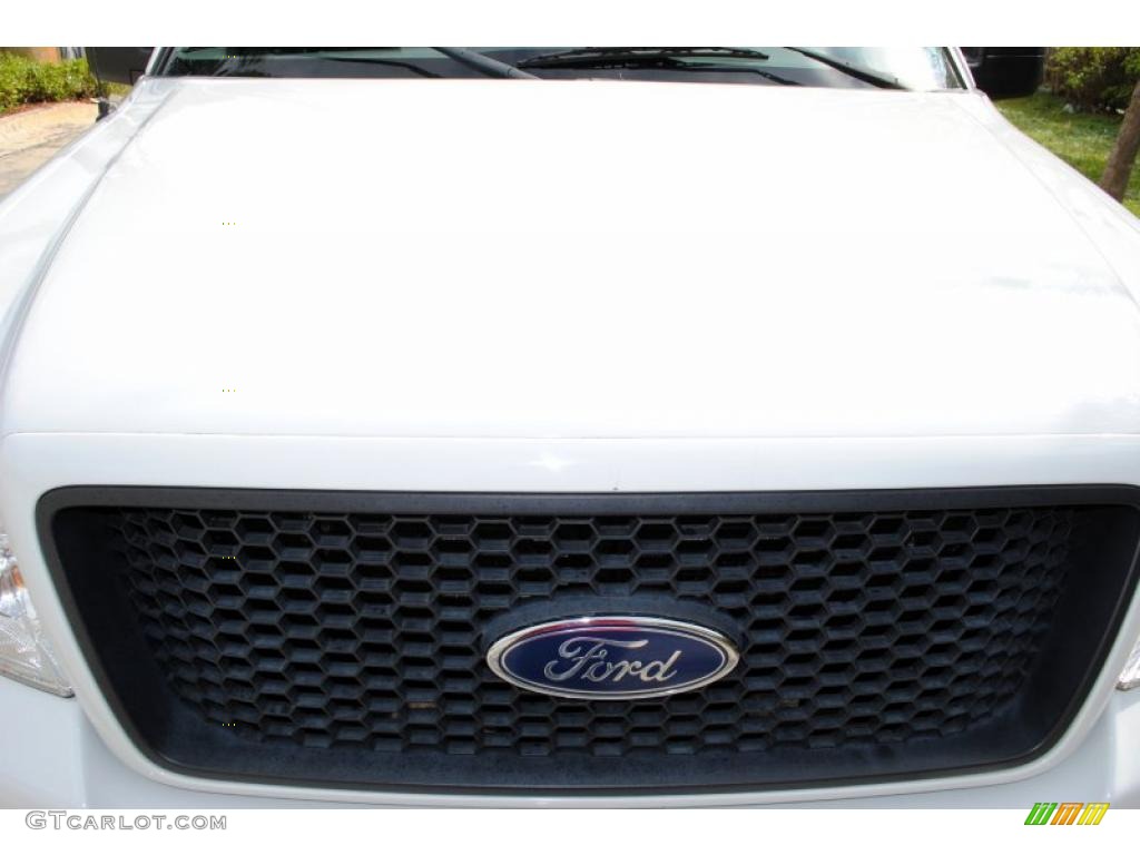 2004 F150 XLT Regular Cab 4x4 - Oxford White / Dark Flint photo #12