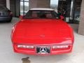 1987 Bright Red Chevrolet Corvette Convertible  photo #2