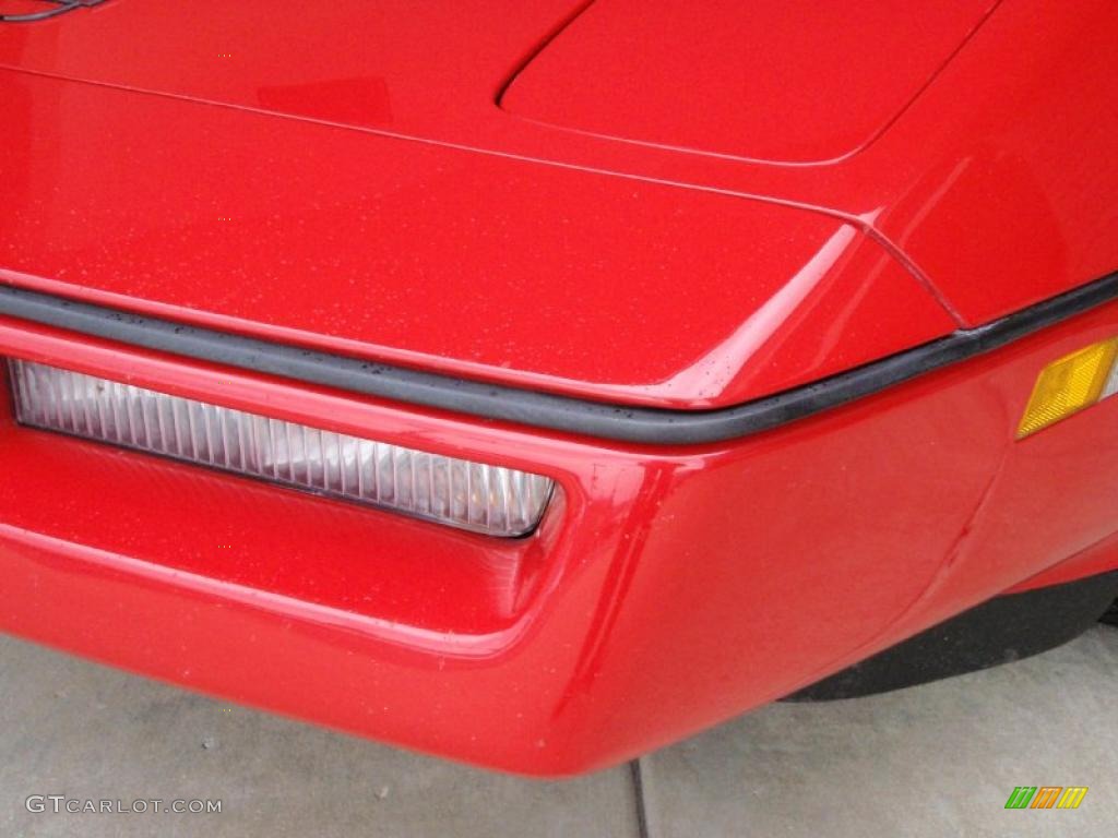 1987 Corvette Convertible - Bright Red / Red photo #5