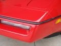 1987 Bright Red Chevrolet Corvette Convertible  photo #5