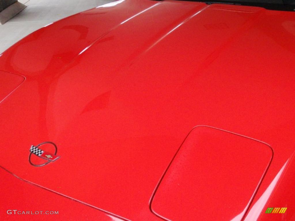 1987 Corvette Convertible - Bright Red / Red photo #6