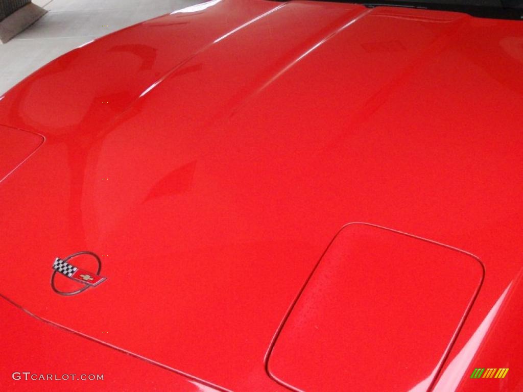 1987 Corvette Convertible - Bright Red / Red photo #6
