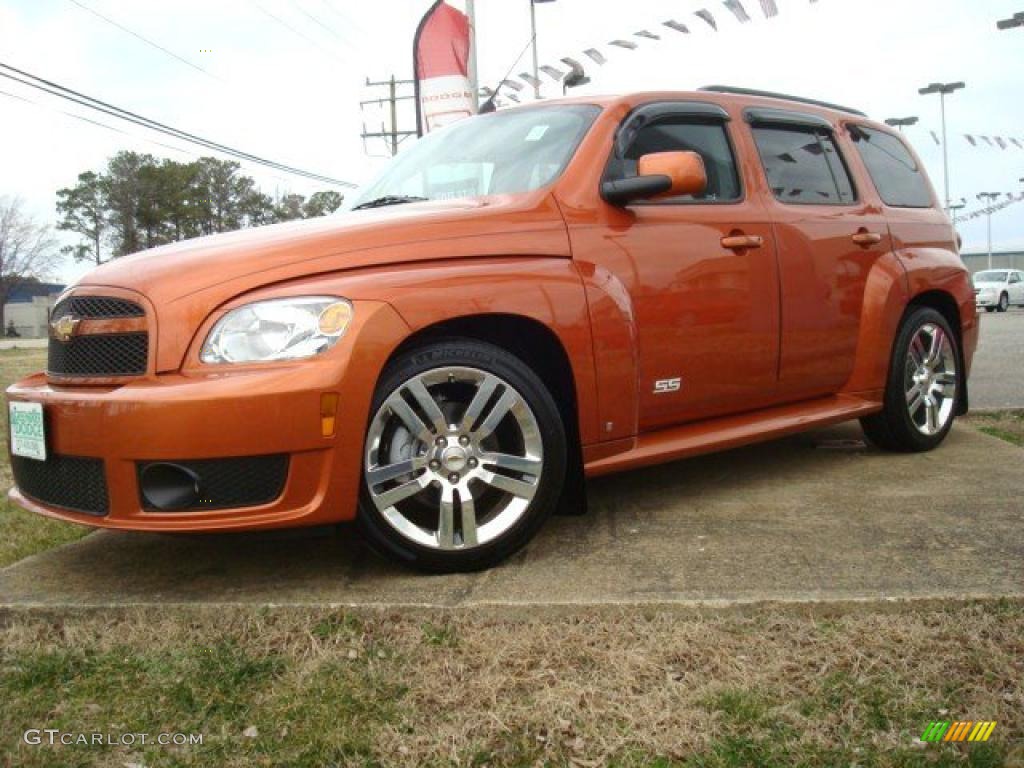 2008 HHR SS - Sunburst Orange II Metallic / Ebony Black/Gray photo #2