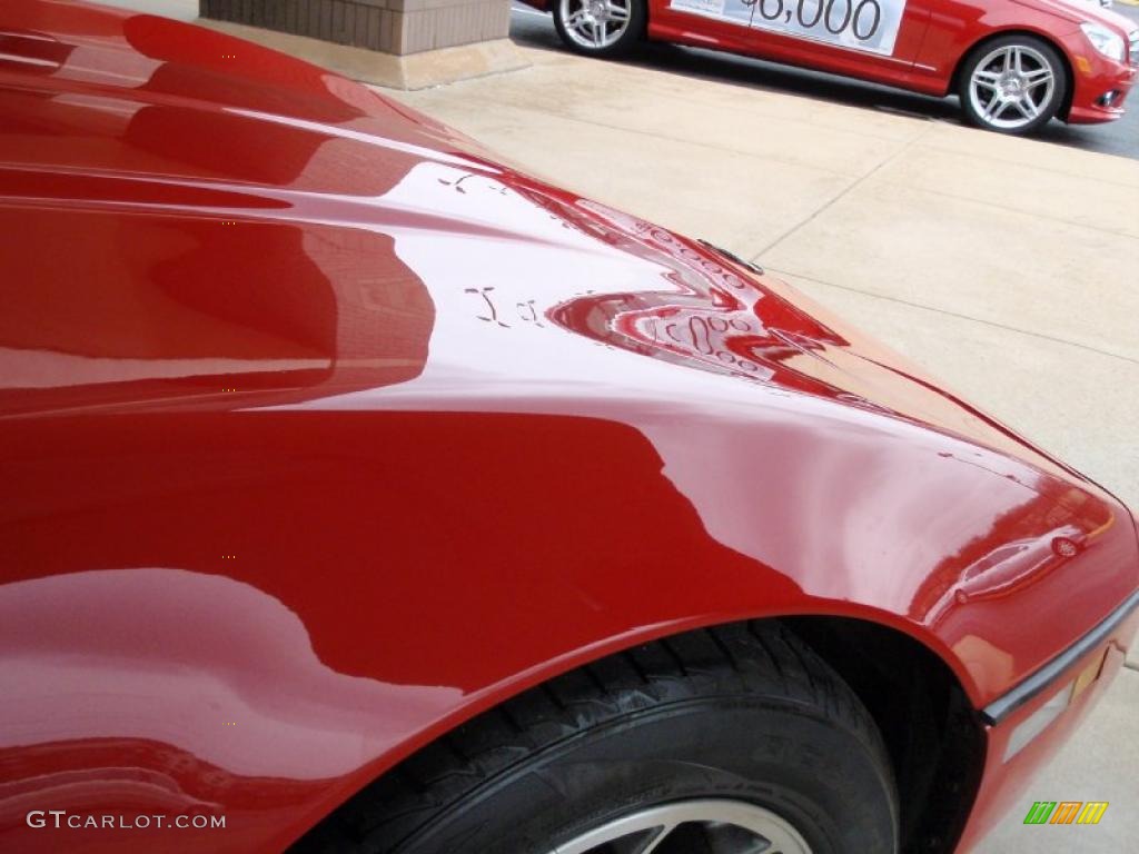 1987 Corvette Convertible - Bright Red / Red photo #12