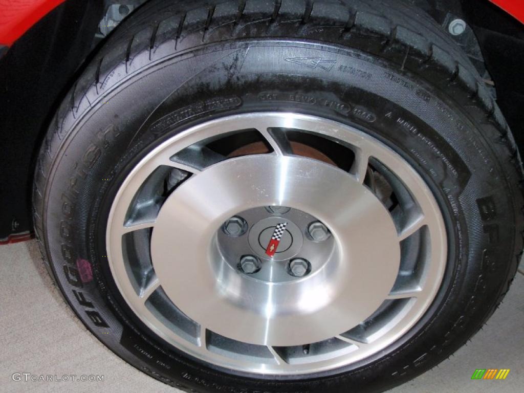 1987 Corvette Convertible - Bright Red / Red photo #24