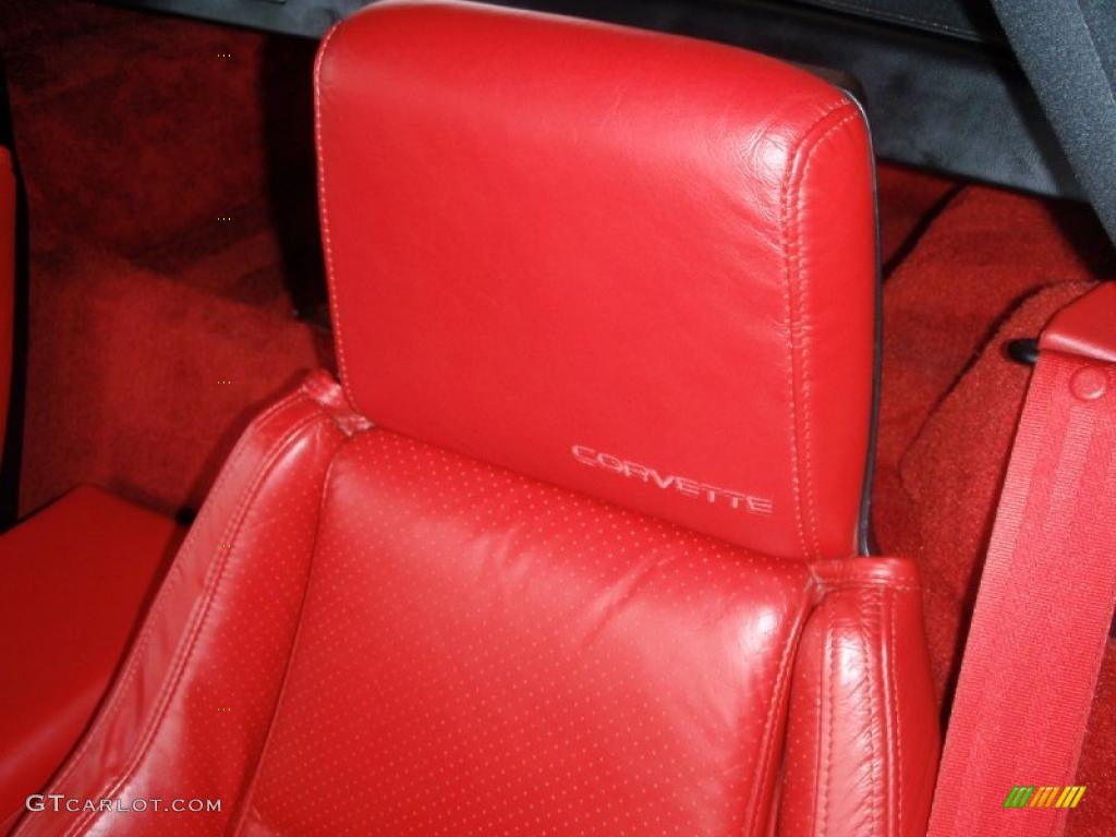 1987 Corvette Convertible - Bright Red / Red photo #33