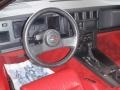 1987 Bright Red Chevrolet Corvette Convertible  photo #35