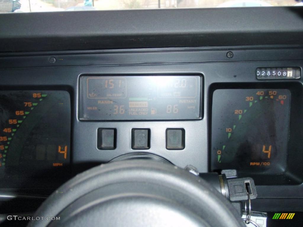 1987 Corvette Convertible - Bright Red / Red photo #42