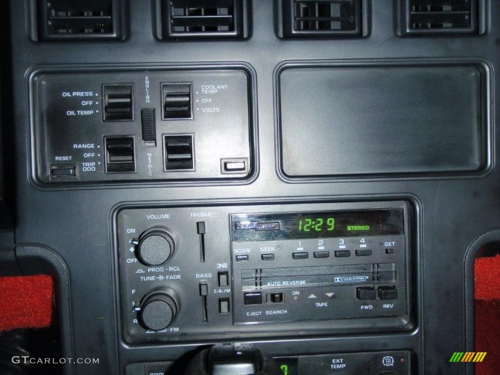 1987 Corvette Convertible - Bright Red / Red photo #44