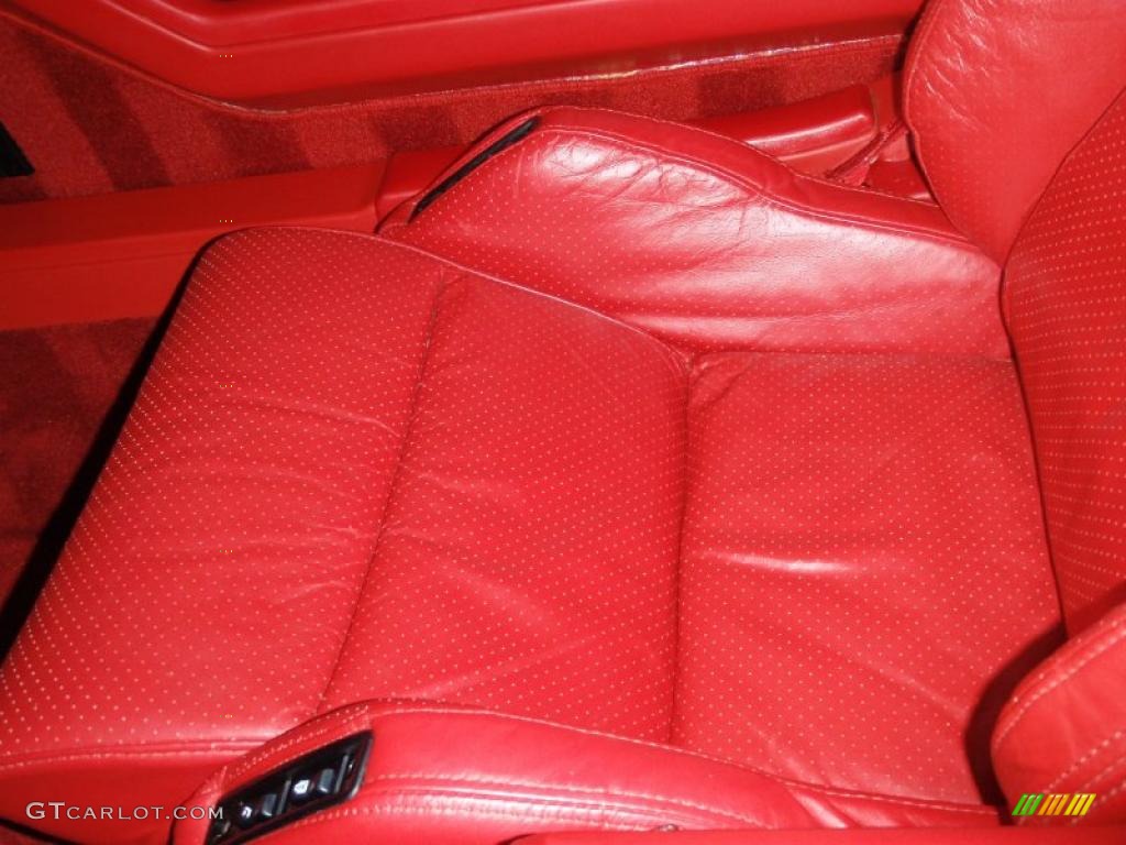 1987 Corvette Convertible - Bright Red / Red photo #47