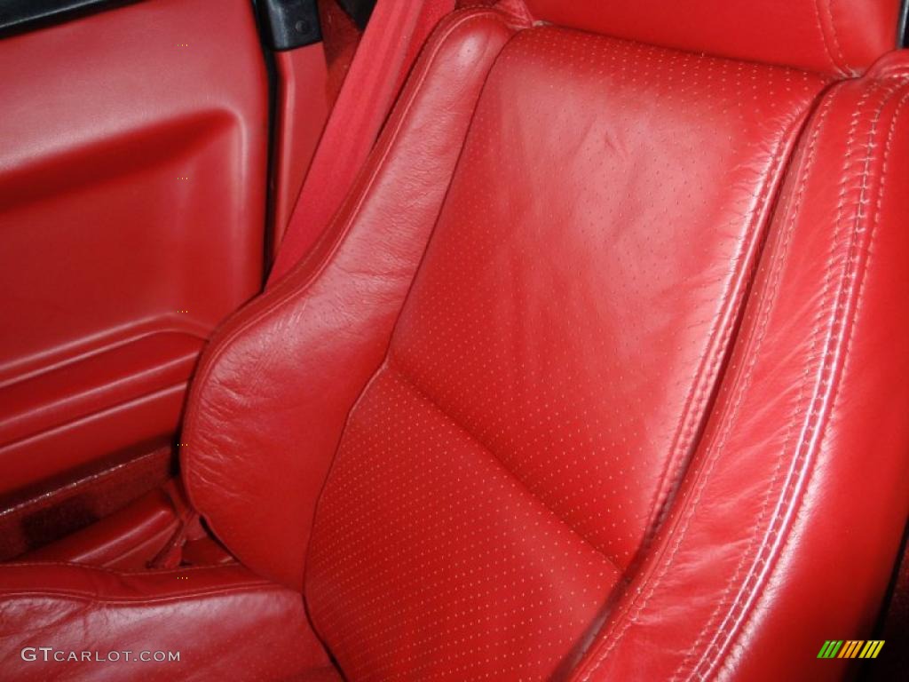1987 Corvette Convertible - Bright Red / Red photo #48