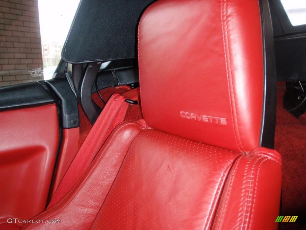 1987 Corvette Convertible - Bright Red / Red photo #49