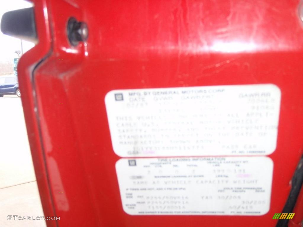 1987 Corvette Convertible - Bright Red / Red photo #56