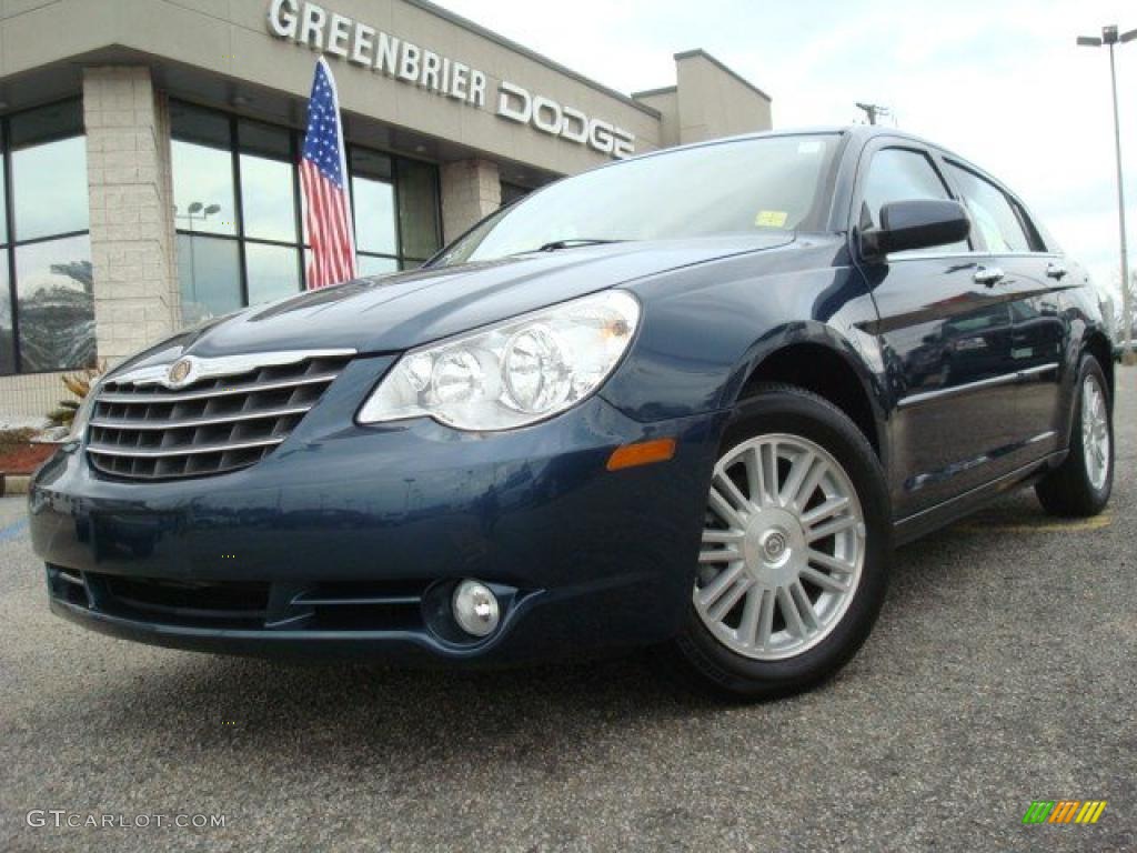 2007 Sebring Limited Sedan - Modern Blue Pearl / Dark Slate Gray/Light Slate Gray photo #1