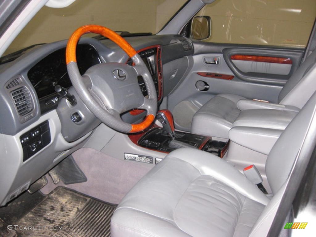 2002 LX 470 - Riverrock Green Mica / Gray photo #7