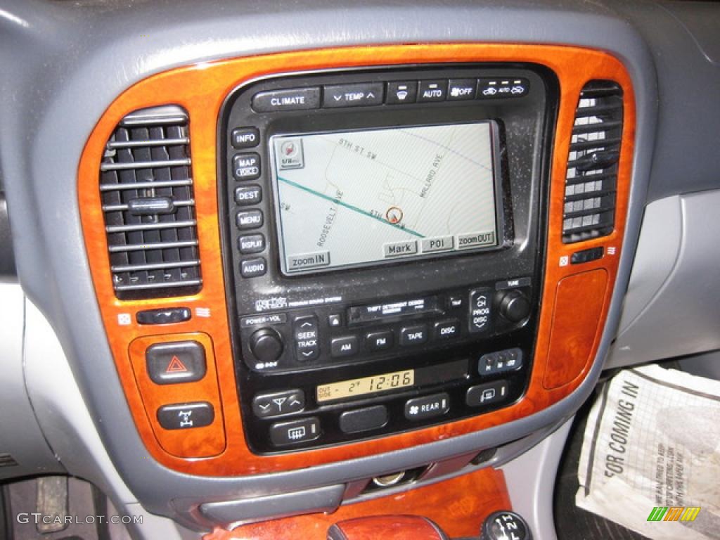2002 LX 470 - Riverrock Green Mica / Gray photo #13