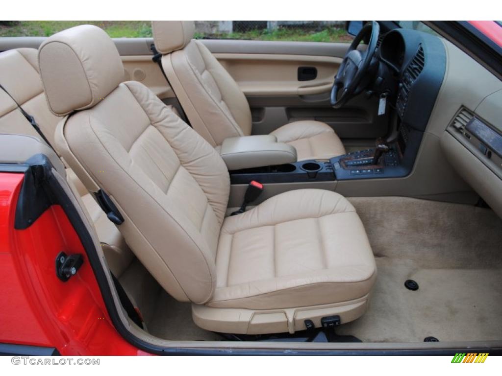 Beige Interior 1996 BMW 3 Series 328i Convertible Photo #27006079