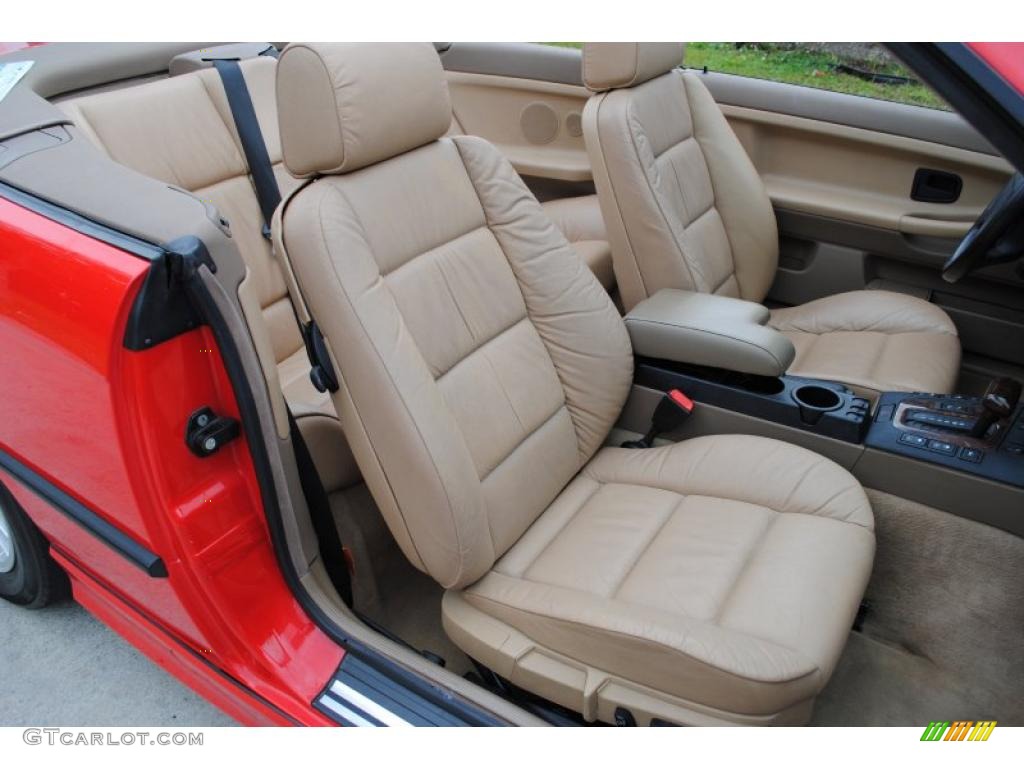 1996 3 Series 328i Convertible - Bright Red / Beige photo #30