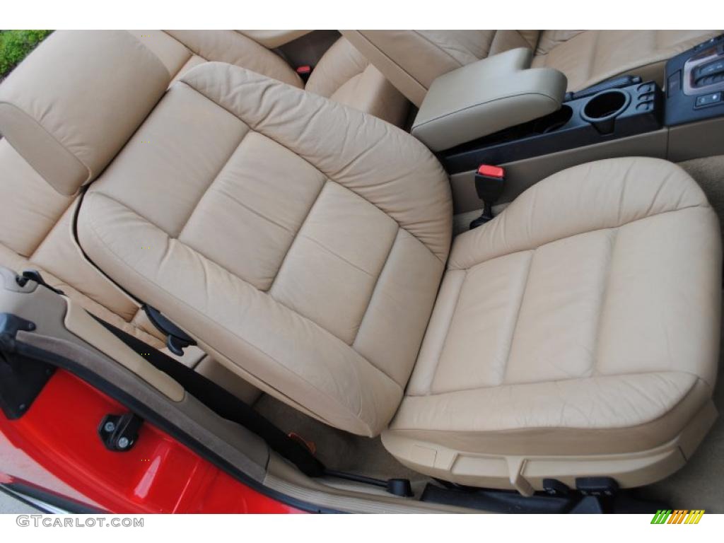 1996 3 Series 328i Convertible - Bright Red / Beige photo #32