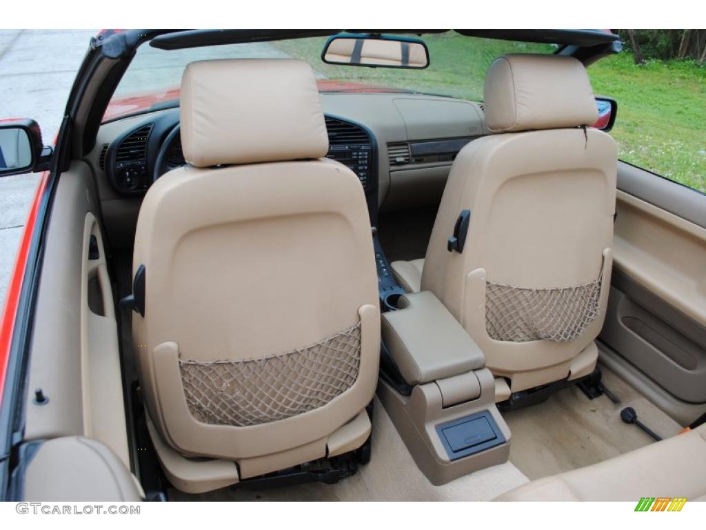Beige Interior 1996 BMW 3 Series 328i Convertible Photo #27006419