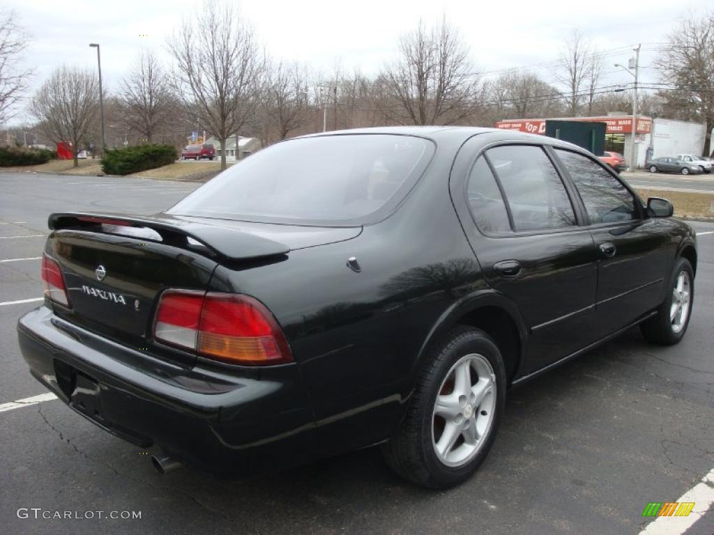 1998 Maxima SE - Super Black / Beige photo #6