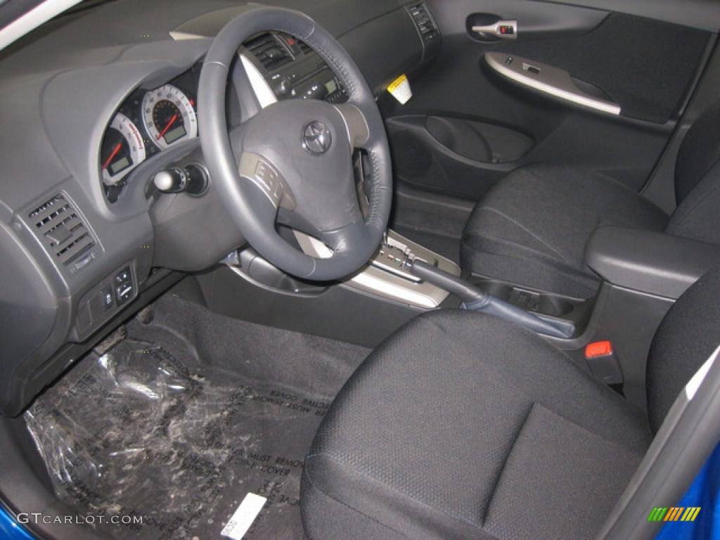 2010 Corolla S - Blue Streak Metallic / Dark Charcoal photo #2