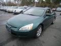 2003 Noble Green Pearl Honda Accord EX V6 Coupe  photo #1