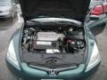 2003 Noble Green Pearl Honda Accord EX V6 Coupe  photo #16