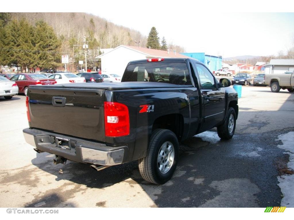 2008 Silverado 1500 Z71 Regular Cab 4x4 - Black / Ebony photo #11