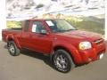 Aztec Red 2004 Nissan Frontier XE V6 King Cab 4x4