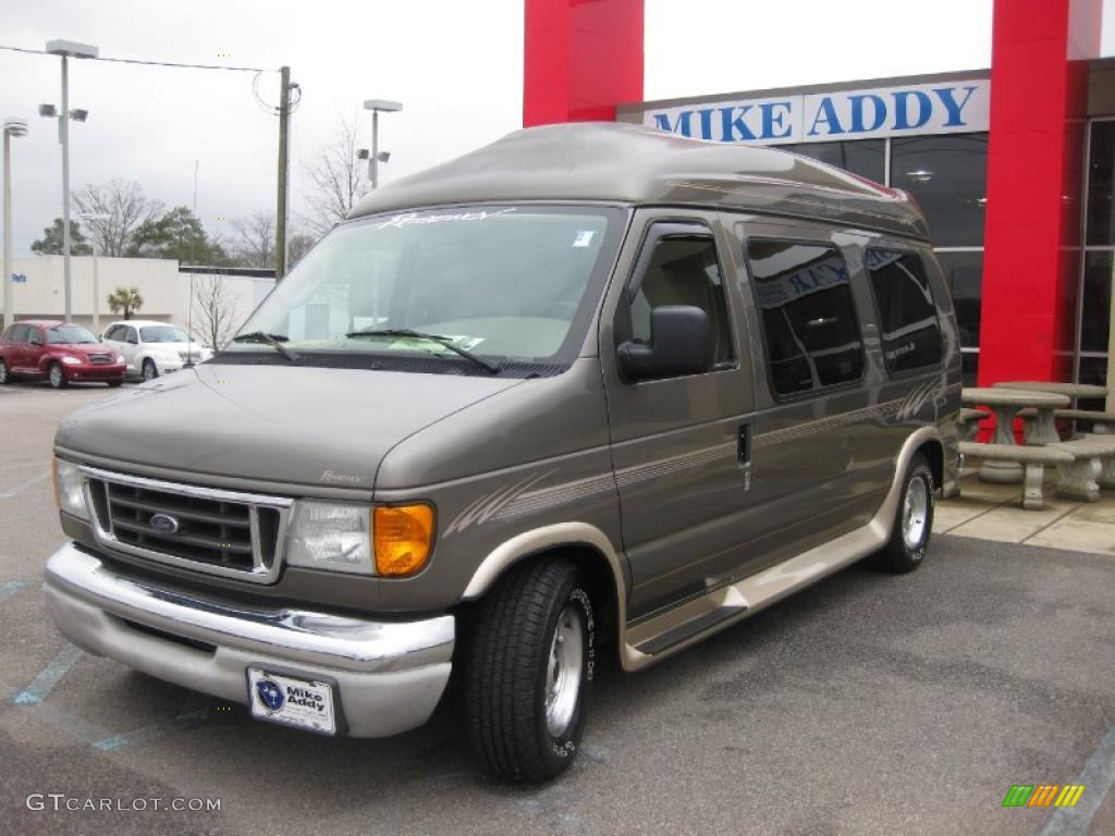 2003 E Series Van E150 Passenger Conversion - Mineral Grey Metallic / Medium Pebble photo #1