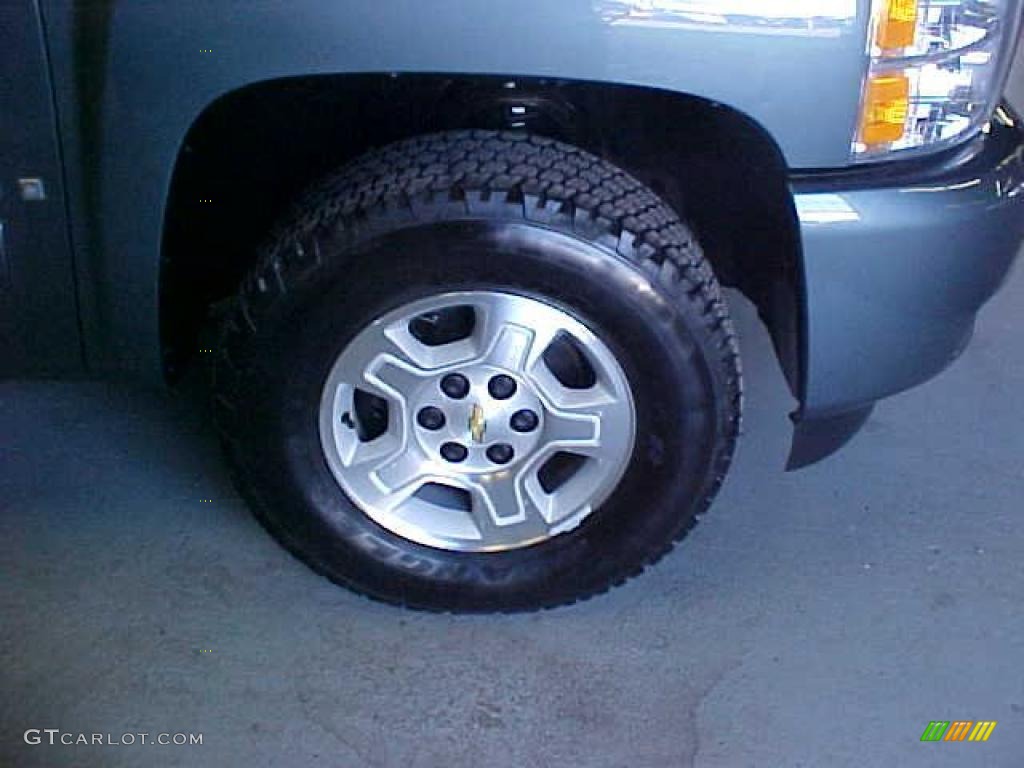 2007 Silverado 1500 LT Extended Cab - Blue Granite Metallic / Ebony Black photo #6