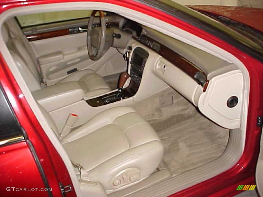 2002 Seville STS - Crimson Red Pearl / Neutral Shale photo #7