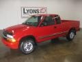 2001 Victory Red Chevrolet S10 Extended Cab 4x4  photo #1