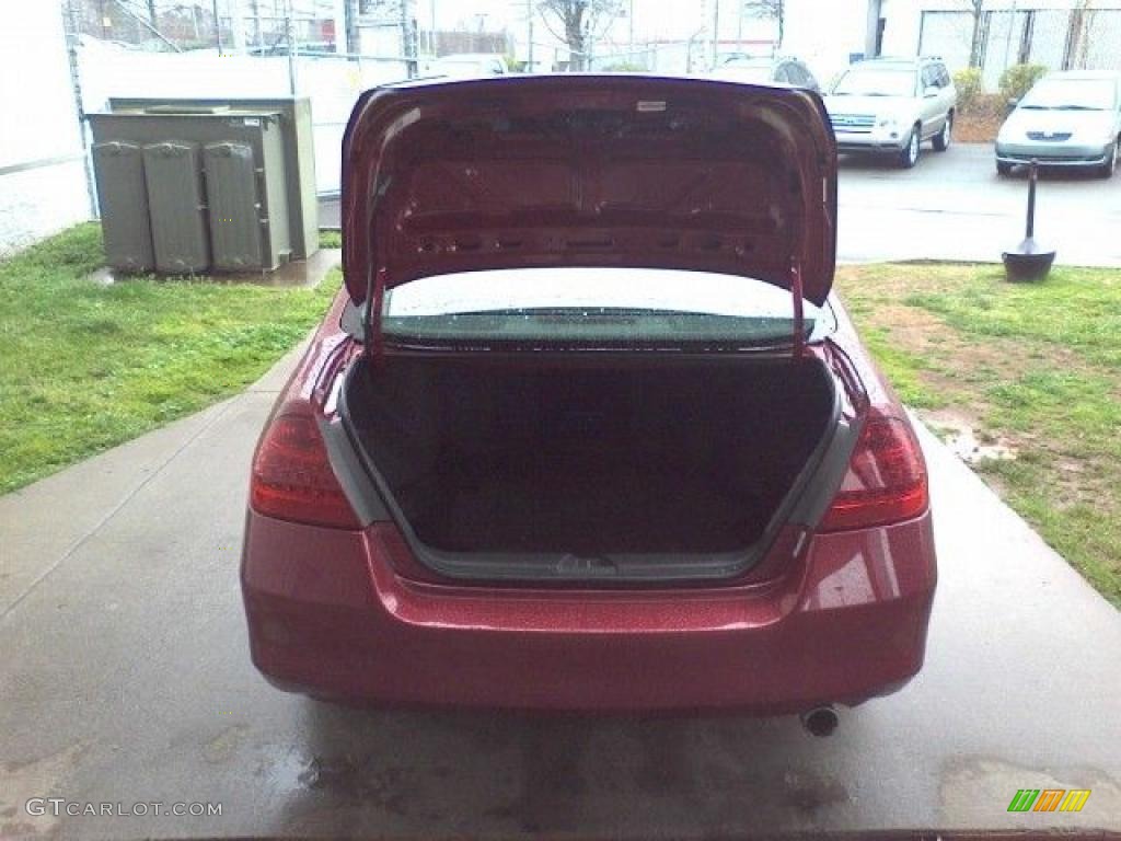2007 Accord EX-L Sedan - Moroccan Red Pearl / Gray photo #15