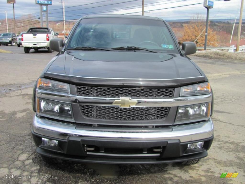 2006 Colorado Z71 Extended Cab 4x4 - Black / Very Dark Pewter photo #3