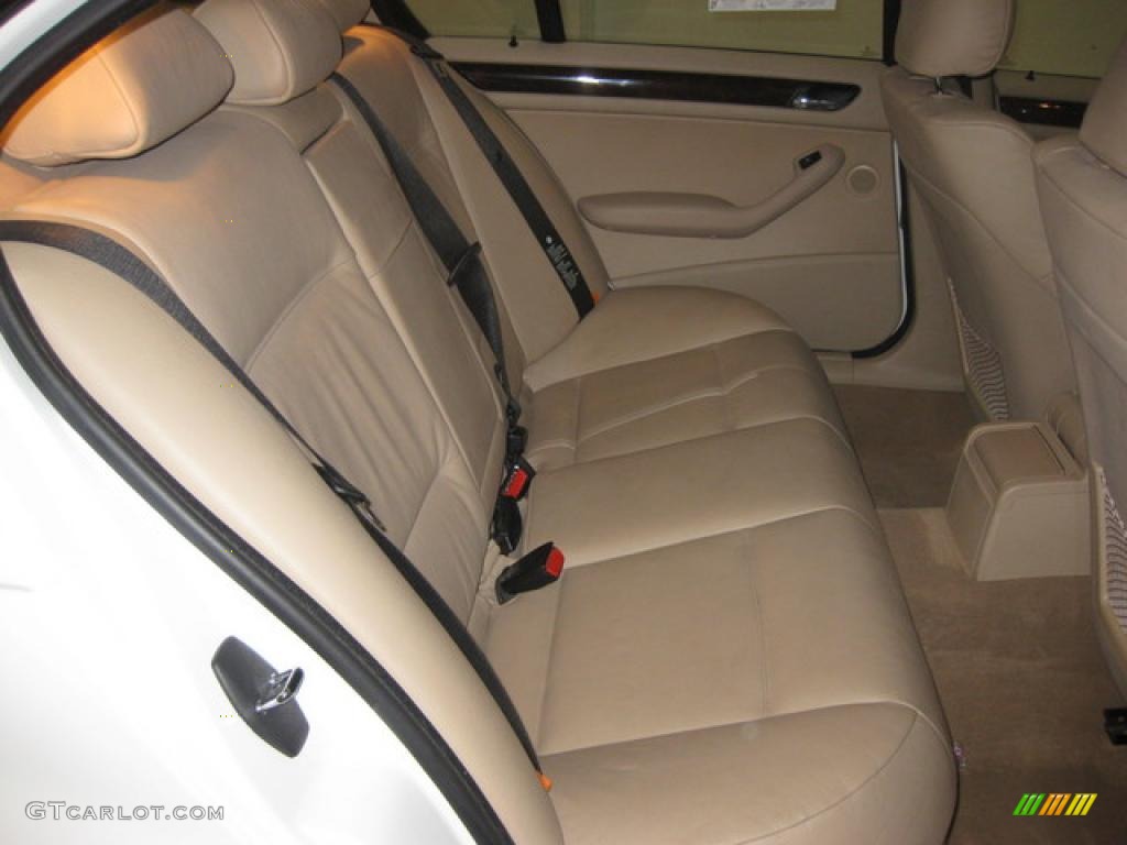 2003 3 Series 325i Sedan - Alpine White / Beige photo #18