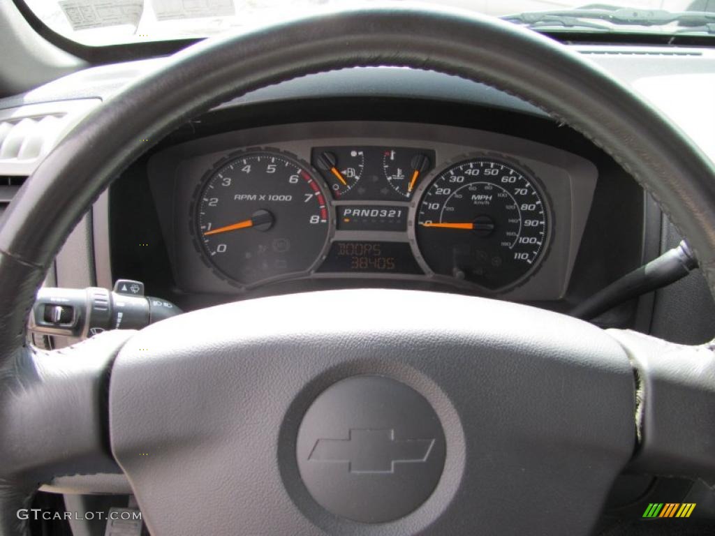 2006 Colorado Z71 Extended Cab 4x4 - Black / Very Dark Pewter photo #30