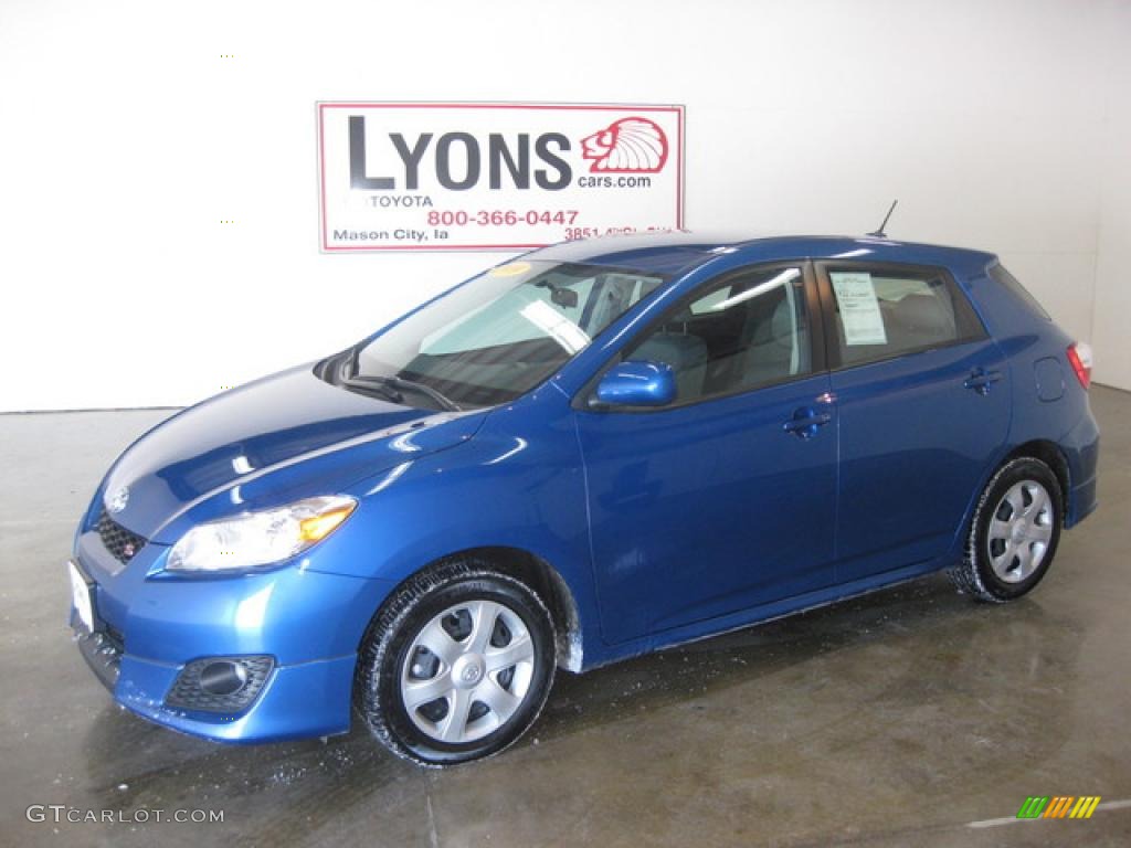 Blue Streak Metallic Toyota Matrix