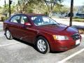 2007 Dark Cherry Red Hyundai Sonata GLS  photo #1