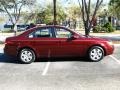 2007 Dark Cherry Red Hyundai Sonata GLS  photo #2