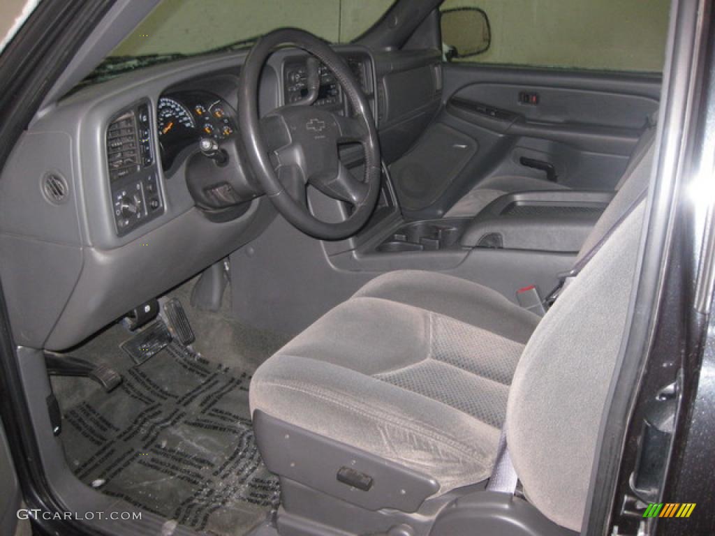 2005 Silverado 1500 Z71 Extended Cab 4x4 - Dark Gray Metallic / Medium Gray photo #7
