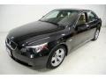 Jet Black - 5 Series 525i Sedan Photo No. 10