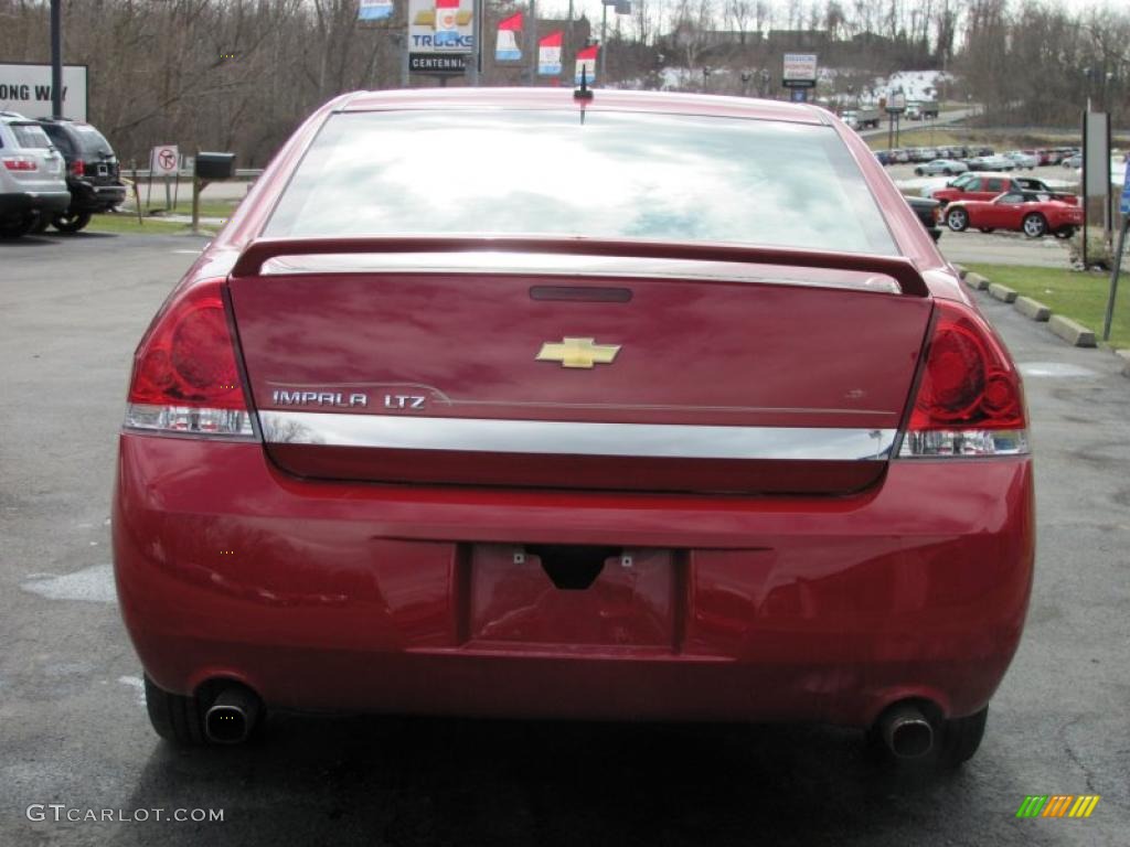 2007 Impala LTZ - Precision Red / Neutral Beige photo #4
