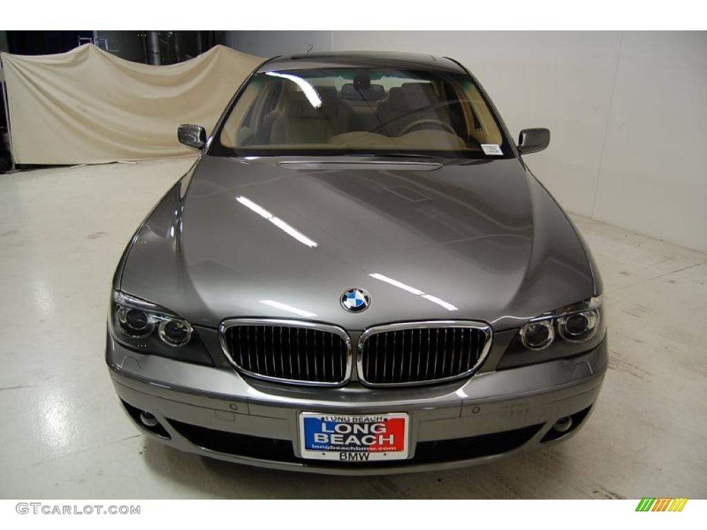 2007 7 Series 750i Sedan - Titanium Grey Metallic / Cream Beige photo #5