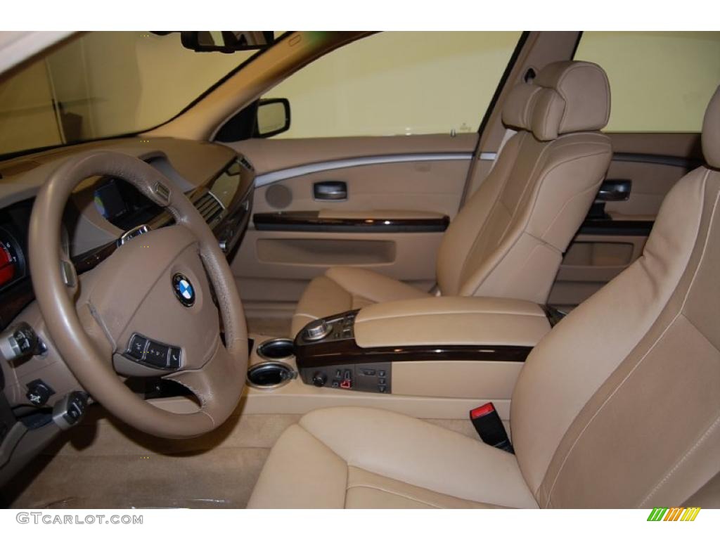 2007 7 Series 750i Sedan - Titanium Grey Metallic / Cream Beige photo #17
